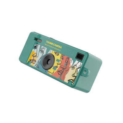 SunRec 1080p retro keychain camera in Dark Green