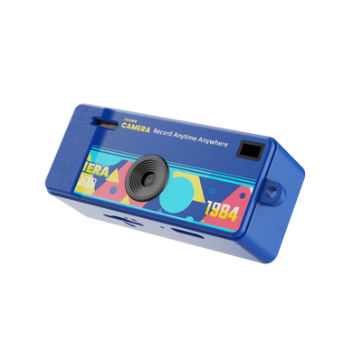 SunRec 1080p retro keychain camera in Blue