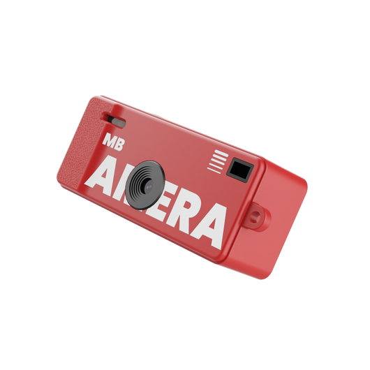 SunRec 1080p retro keychain camera in Red