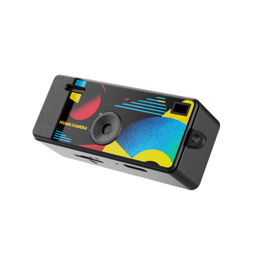 SunRec 1080p retro keychain camera in Black