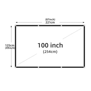 OrbitBeam 100″ Cinema Screen