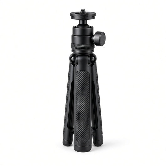 FlexGrip Mini Tripod Stand folded into a handheld grip handle