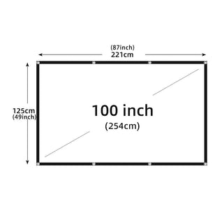 OrbitBeam 100″ Cinema Screen