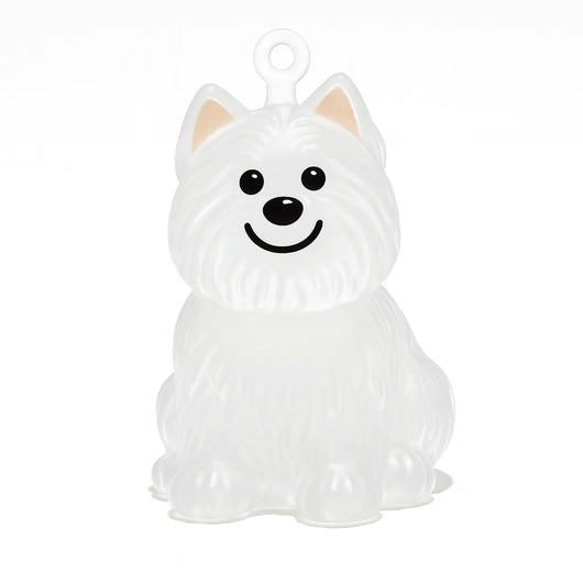 PawKeep fur keychain — Dog 2 design, fluffy terrier charm