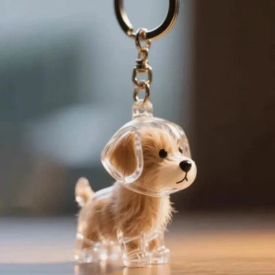 PawKeep Puppy pet fur keychain
