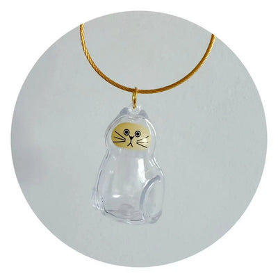 PawKeep Peekaboo Cat pet fur keychain
