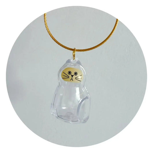 PawKeep Peekaboo Cat pet fur keychain