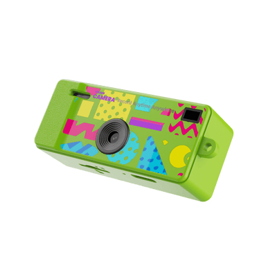 Retro84 mini retro keychain camera in Green