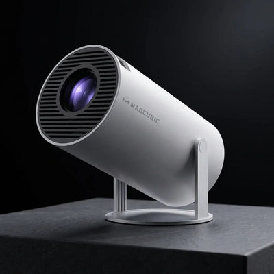 OrbitBeam Mini Portable Projector studio hero
